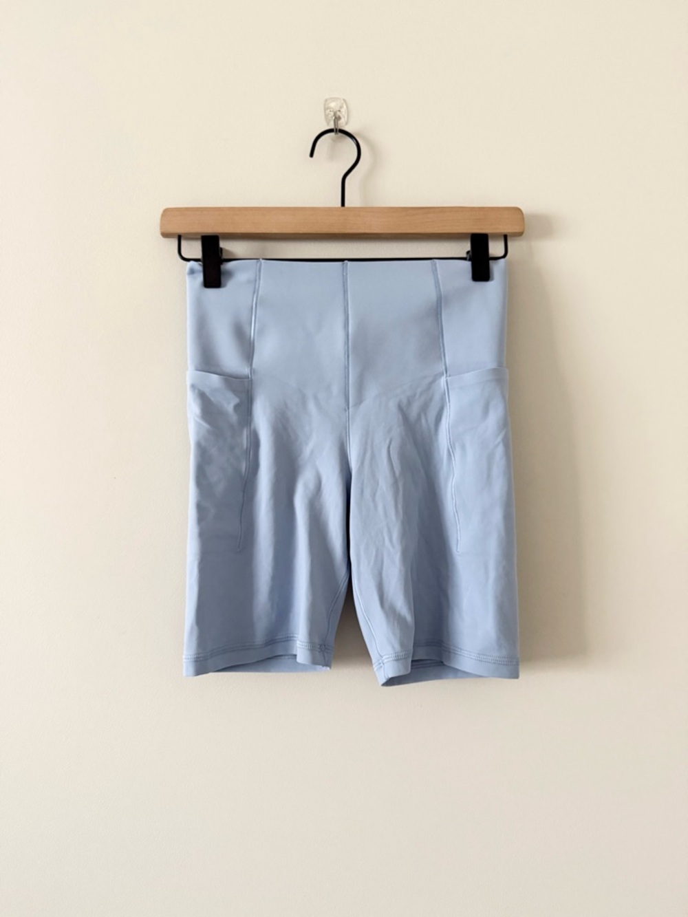 NWT Aerie OFFLINE Real Me Xtra 7" Bike Shorts - Light Blue (Small)